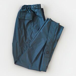 FootJoy DryJoys Rain Pants Women’s Size XL Black Waterproof Golf Zippered Leg